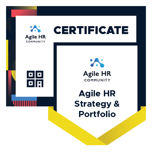 Agile HR Strategy & Portfolio Certificate & Badge